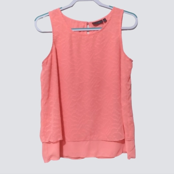 Apt. 9 Tops - Apt 9 | neon coral 2 layer top
